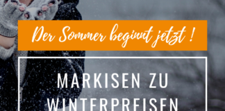 Markisen zu Winterpreisen – Jetzt Aktionspreis sichern Markisen zu Winterpreisen bei STAAL