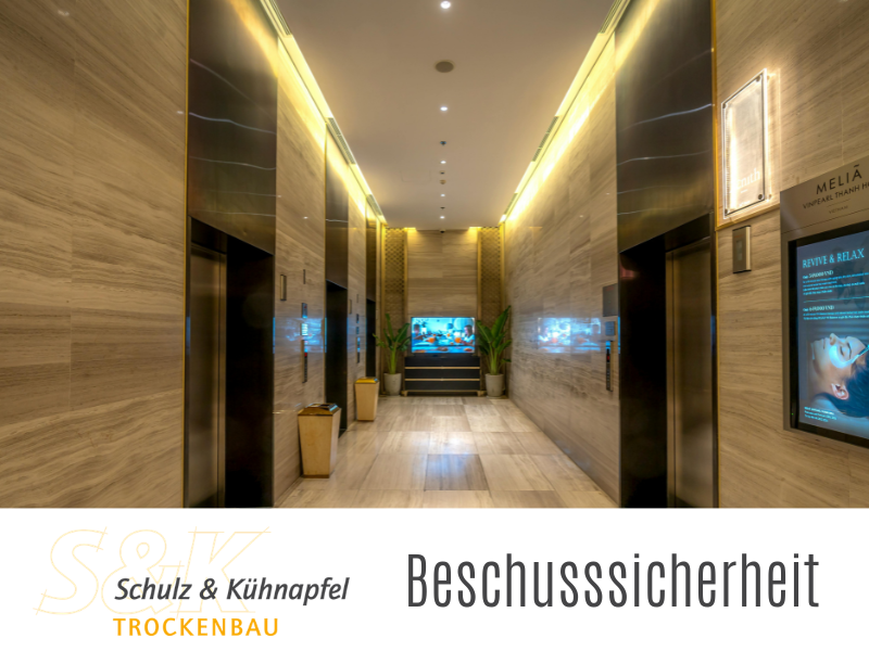 Beschusssicherheit mit Trockenbaulösungen