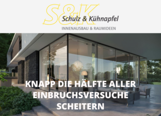 Knapp die Hälfte aller Einbruchsversuche scheitert